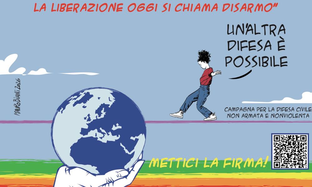 Un Dipartimento per la difesa civile non armata: pochi giorni per firmare la proposta di legge