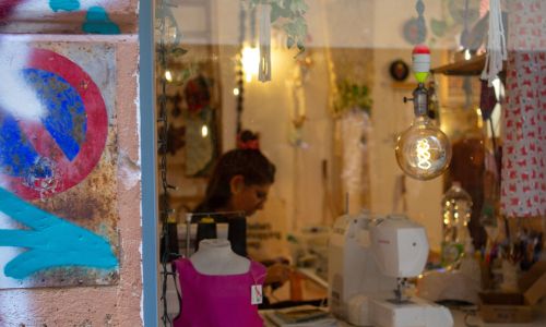 Una delle botteghe Alab nel centro storico di Palermo