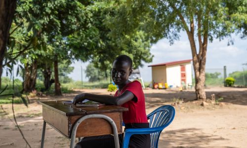 Questa studentessa di Juba può studiare anche grazie a un semplice gesto