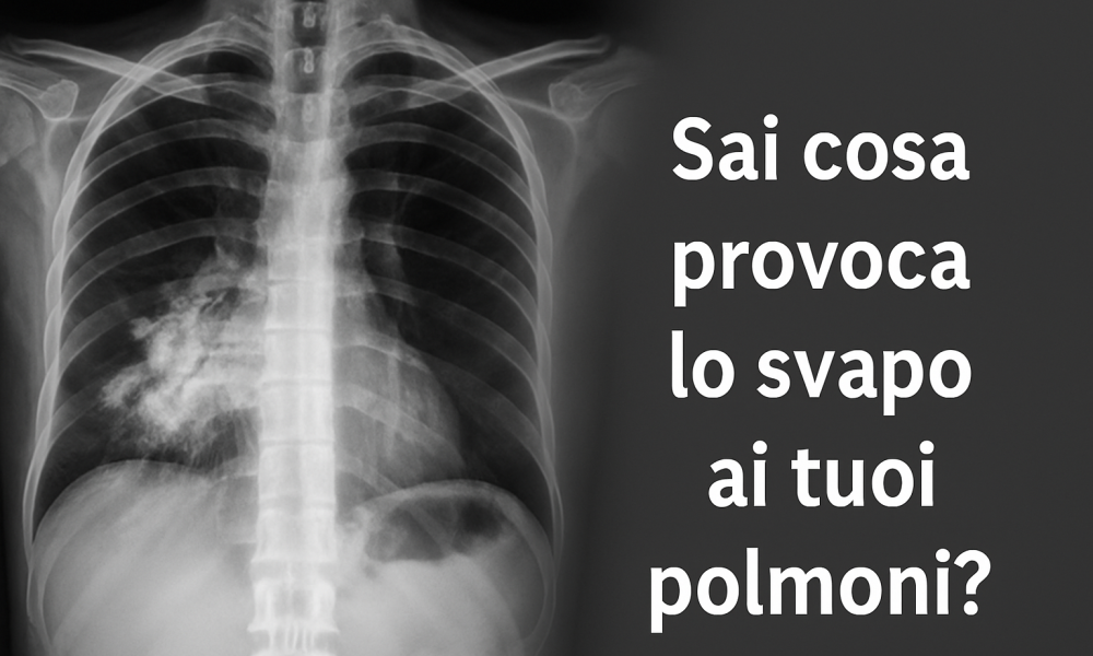 Polmoni devastati per sempre: lo "svapo" fa più danni di quanto immagini