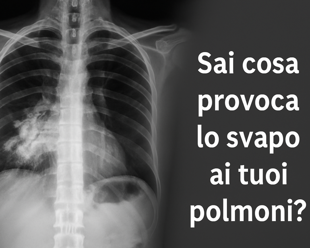 Polmoni devastati per sempre: lo "svapo" fa più danni di quanto immagini